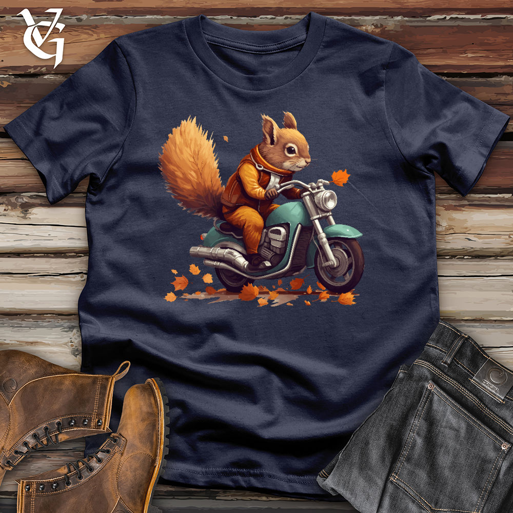 Viking Goods Squirrel Cycle Softstyle Tee Navy / L