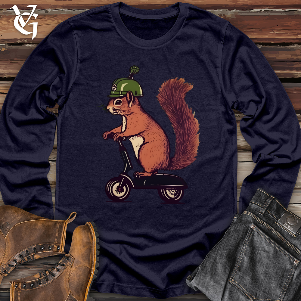 Viking Goods Squirrel Scoot Long Sleeve Navy / L
