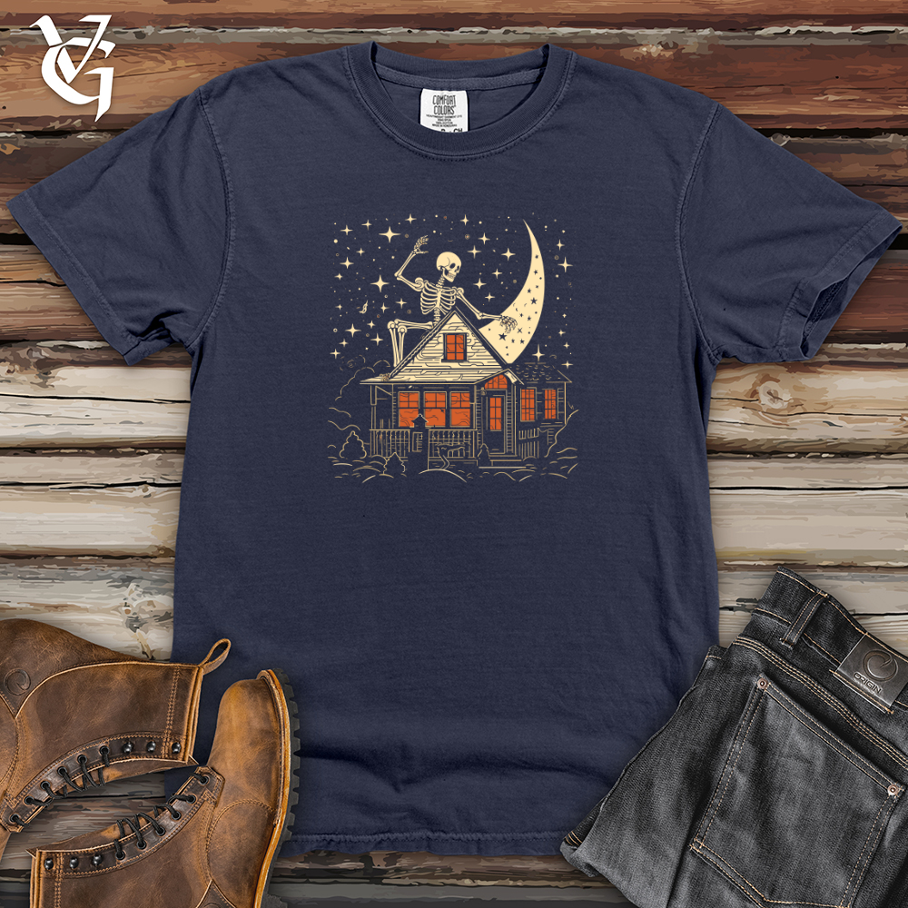 Viking Goods Stellar Builder Skeleton Heavy Cotton Comfort Colors Tee Navy / L