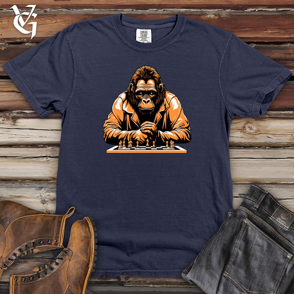 Viking Goods Strategic Ape Mastermind Heavy Cotton Comfort Colors Tee Navy / L