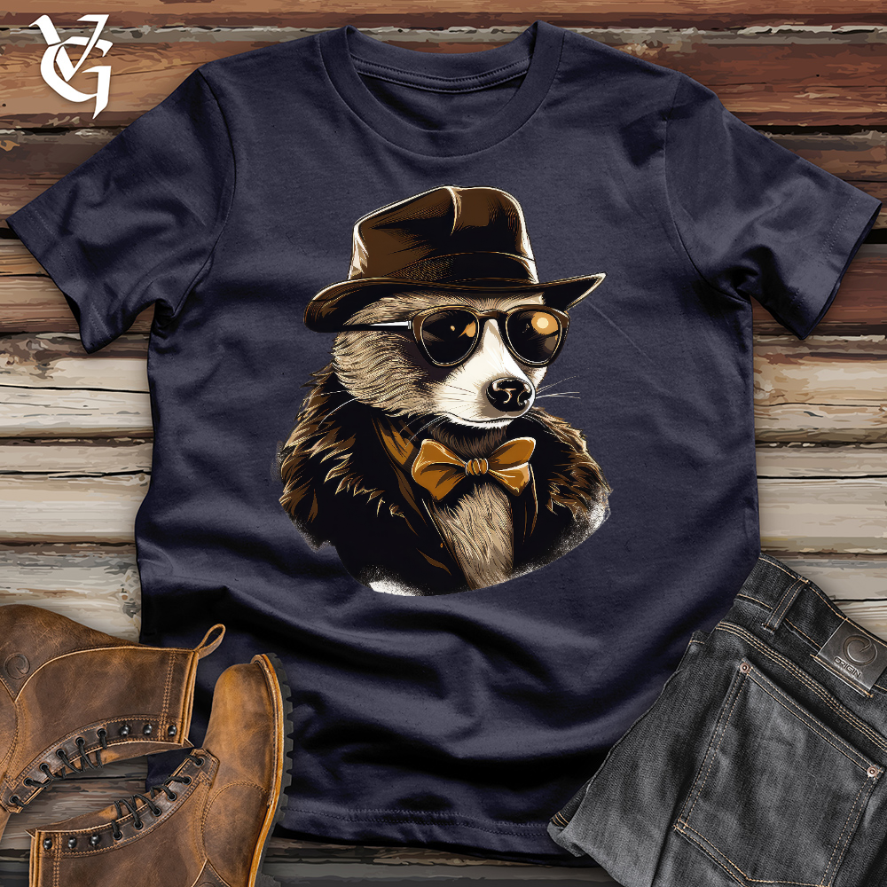 Viking Goods Stylish Badger Cotton Tee Navy / L