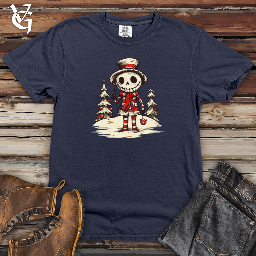 Viking Goods Surreal Candy Cane Frosty 01 Heavy Cotton Comfort Colors Tee Navy / L