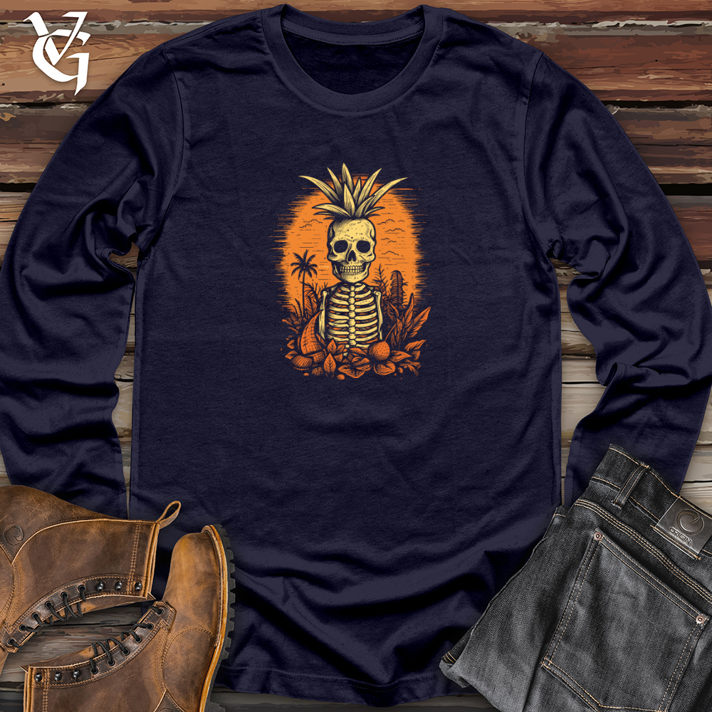 Viking Goods Surreal Painapple Carver 01 Long Sleeve Navy / L