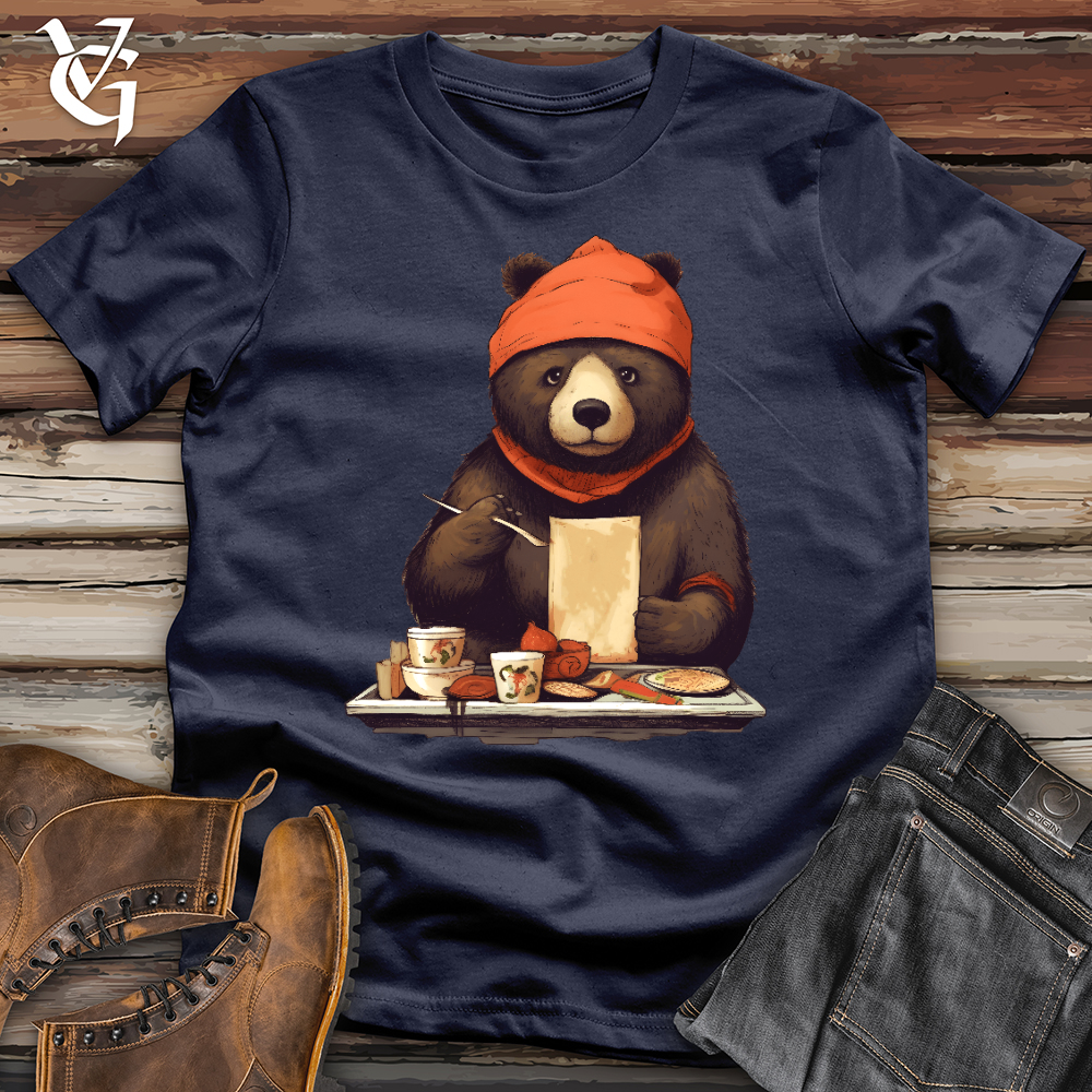Viking Goods Sushi Bear Softstyle Tee Navy / L