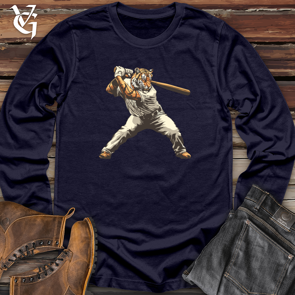Viking Goods Tiger Slugger Swing Long Sleeve Navy / L