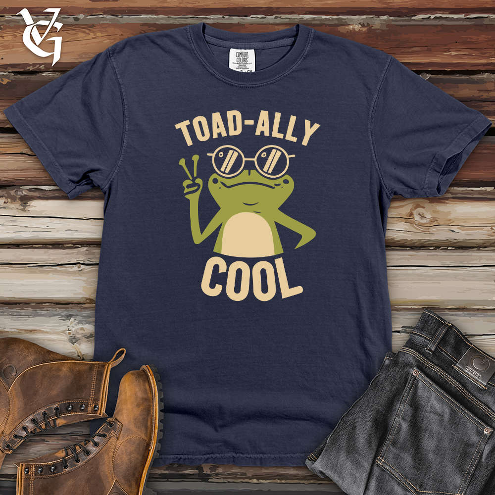 Viking Goods Toad Ally Cool Heavy Cotton Comfort Colors Tee Navy / L