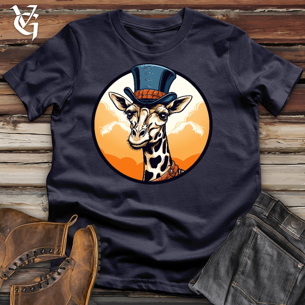 Viking Goods Top Hot Giraffe Cotton Tee Navy / L