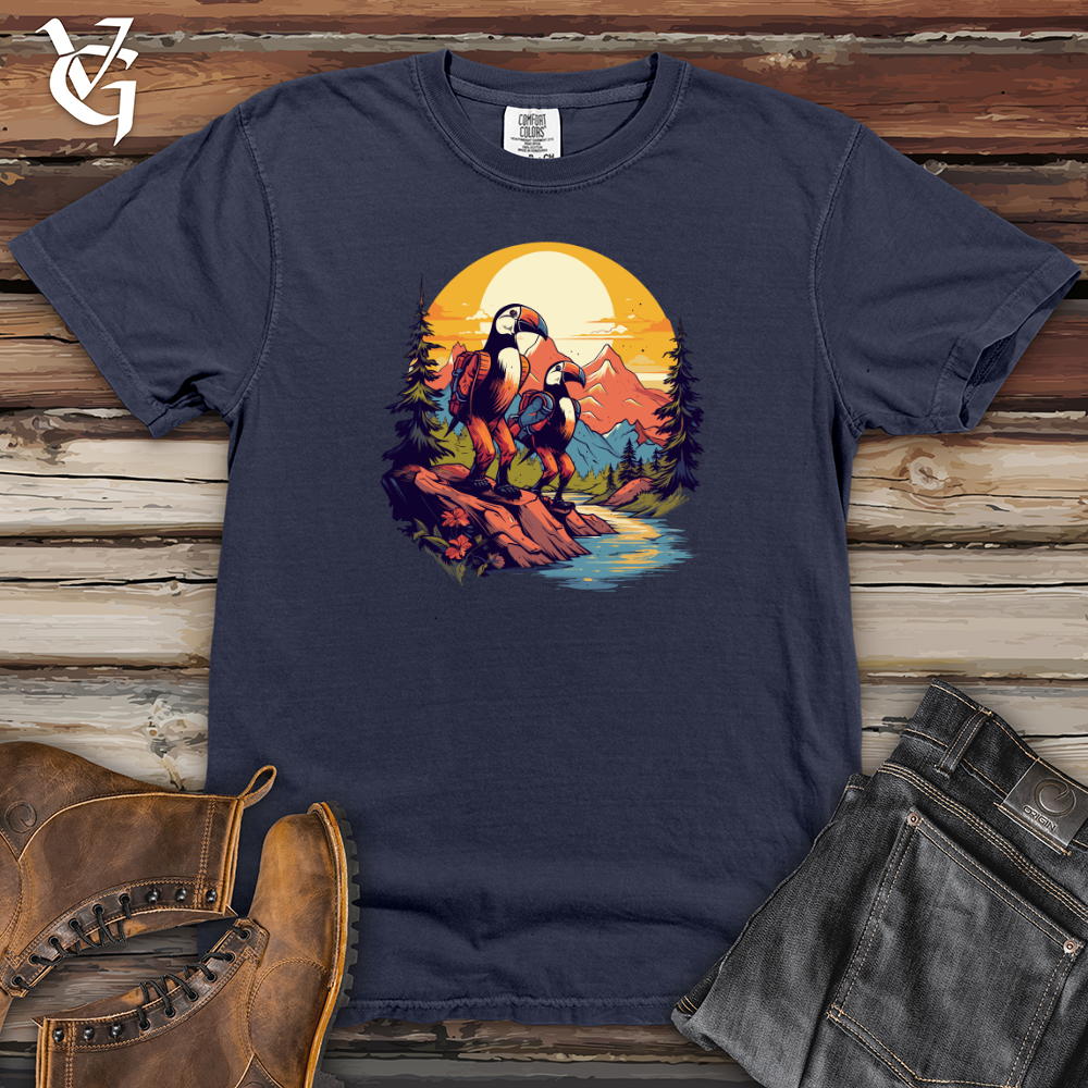 Viking Goods Toucans Hiking Adventure Heavy Cotton Comfort Colors Tee Navy / L