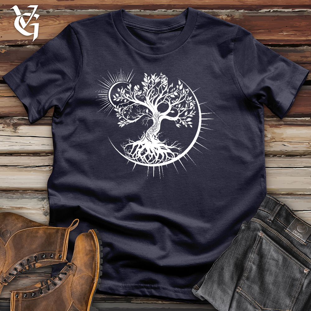 Viking Goods Tree of Moon Cotton Tee Navy / L