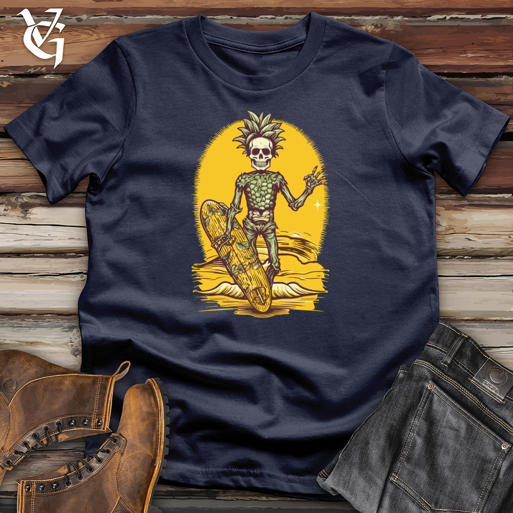 Viking Goods Tropical Bone Surfer Softstyle Tee Navy / L