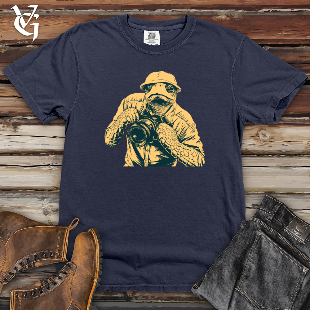 Viking Goods Turtle Moment Capture Clicks Heavy Cotton Comfort Colors Tee Navy / L