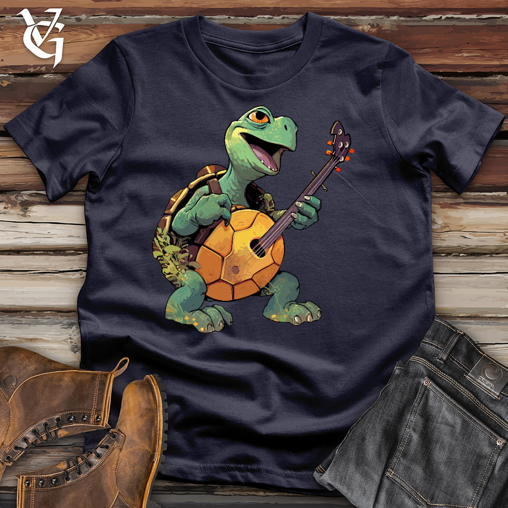 Viking Goods Turtle Rockstar Cotton Tee Navy / L
