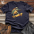 Viking Goods Turtle Skateboarder Groove Cotton Tee Navy / L