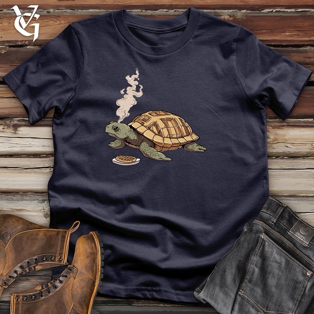 Viking Goods Turtle Waffle Breakfast Cotton Tee Navy / L