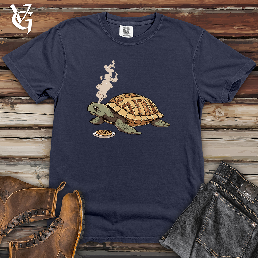 Viking Goods Turtle Waffle Breakfast Heavy Cotton Comfort Colors Tee Navy / L