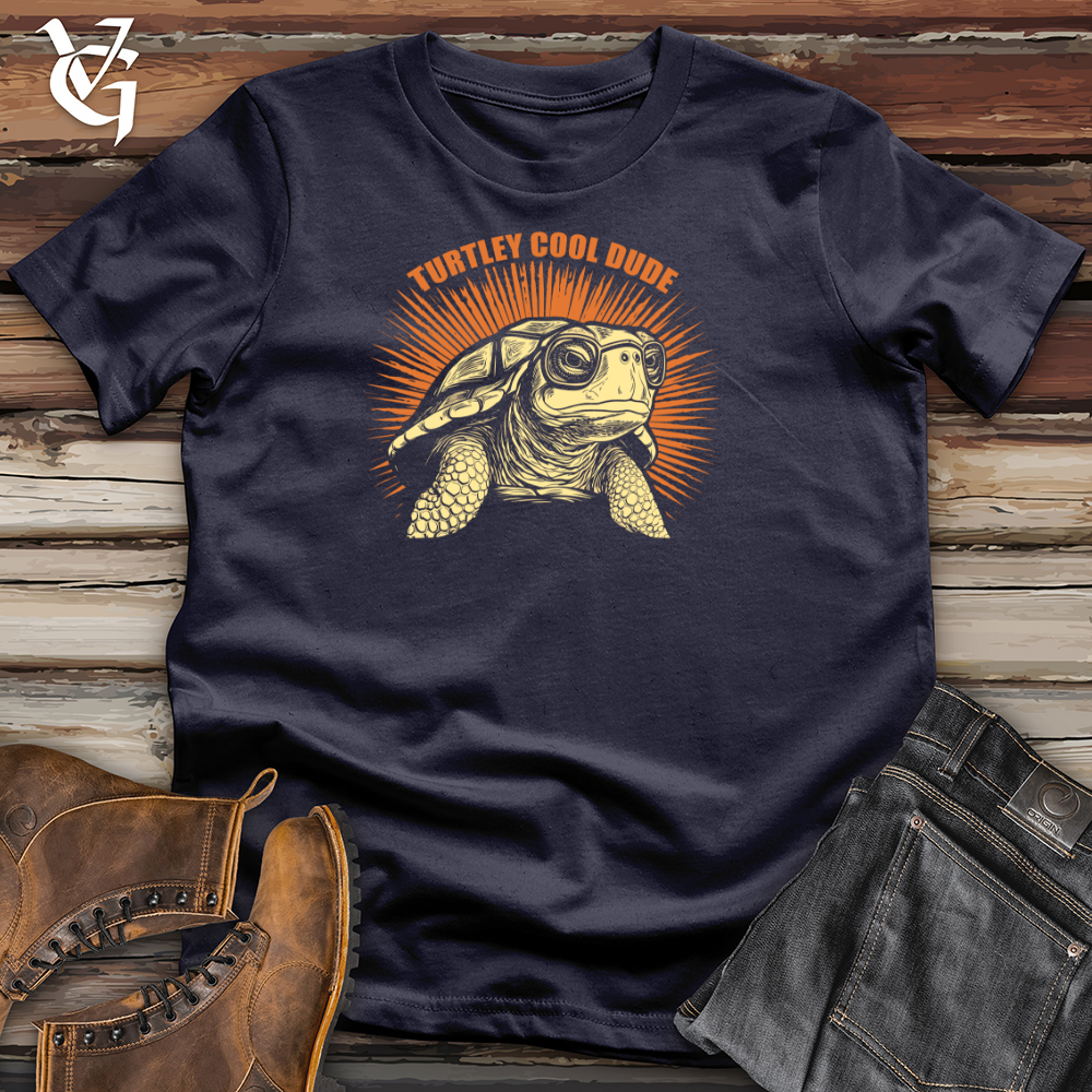Viking Goods Turtley Cool Dude Cotton Tee Navy / L