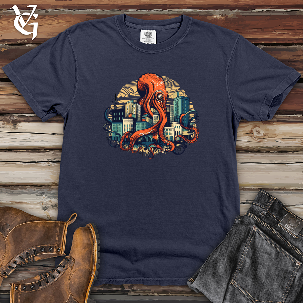Viking Goods Urban Kraken Heavy Cotton Comfort Colors Tee Navy / L