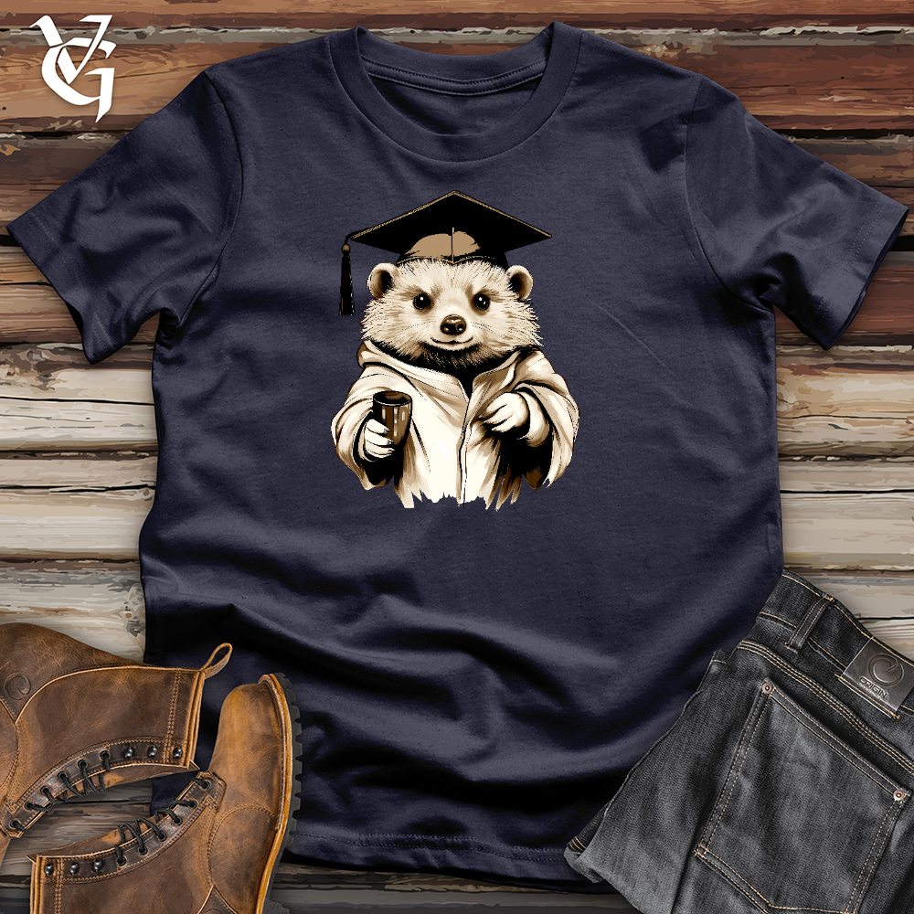 Viking Goods Valedictorian Hedgehog Cotton Tee Navy / L