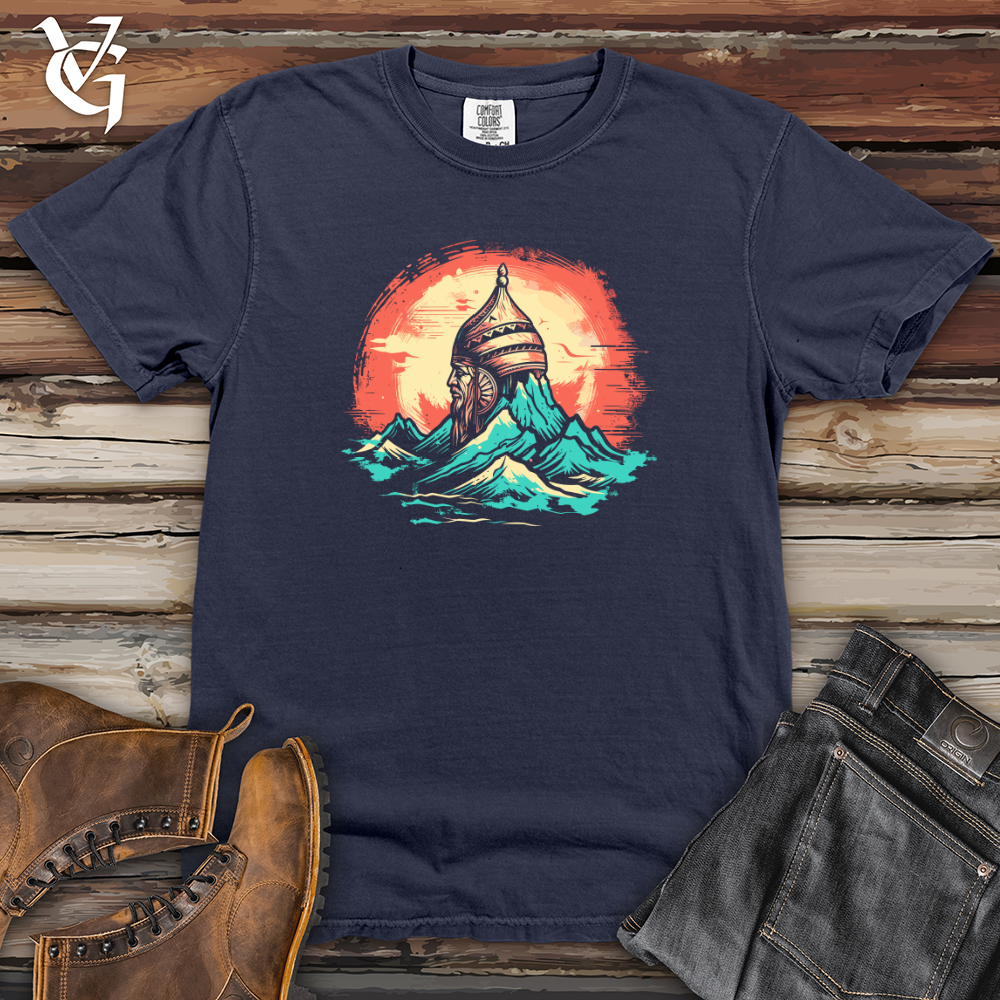 Viking Goods Viking Mountain Solitude Heavy Cotton Comfort Colors Tee Navy / L