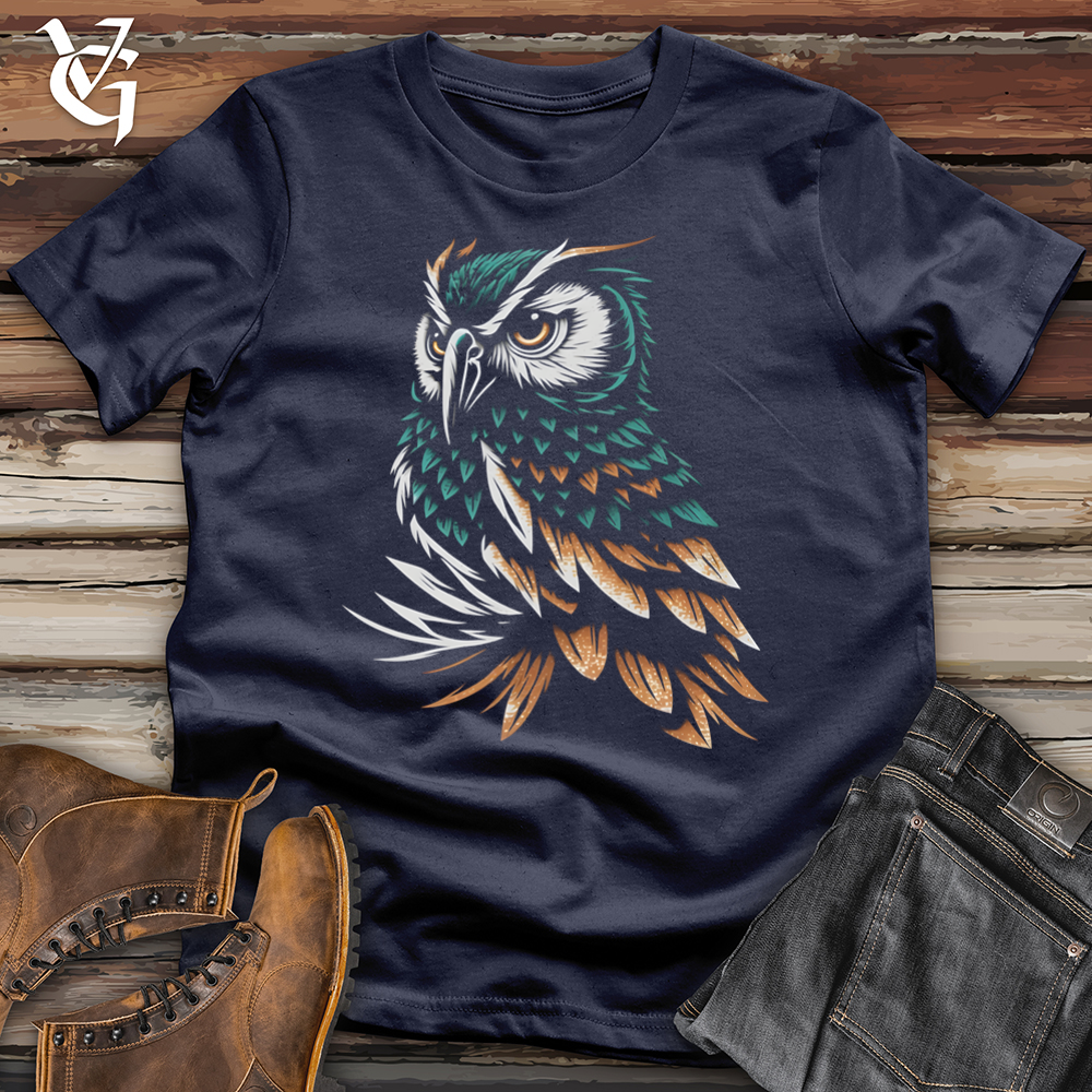 Viking Goods Viking owl Softstyle Tee Navy / L