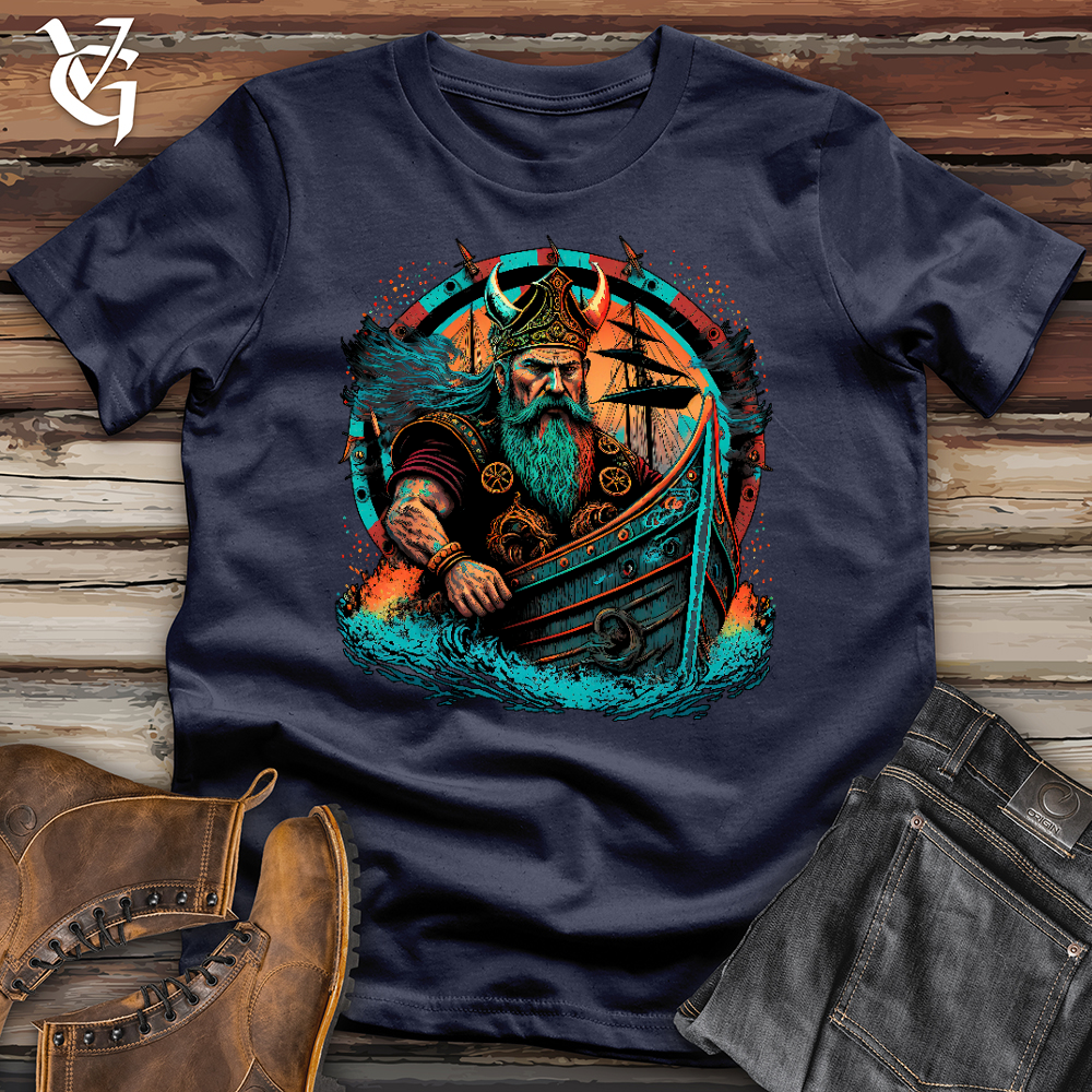 Viking Goods Viking Ship Softstyle Tee Navy / L