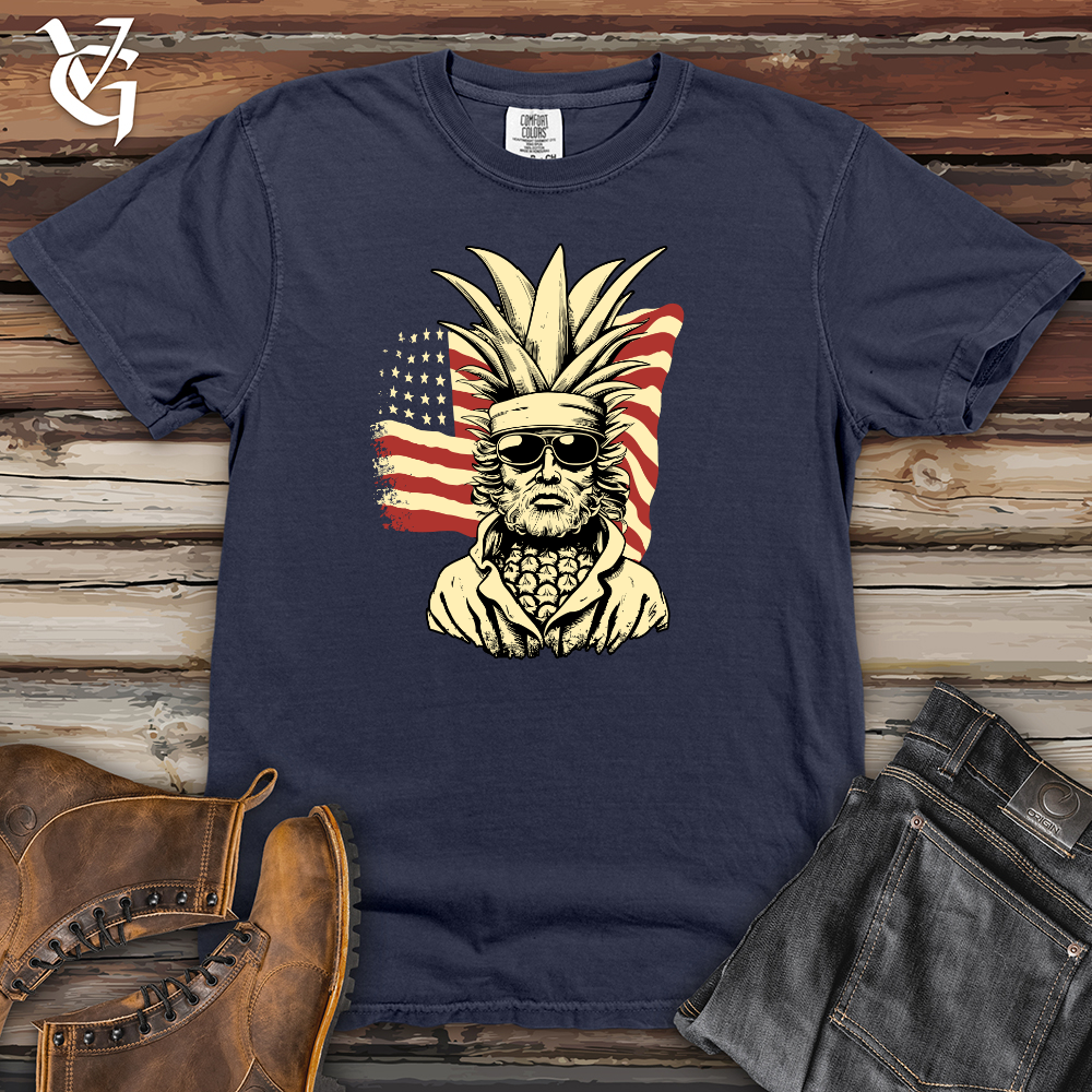Viking Goods Vintage Army Pineapple Heavy Cotton Comfort Colors Tee Navy / L