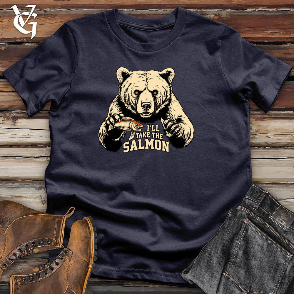 Viking Goods Vintage Catch Bear Cotton Tee Navy / L