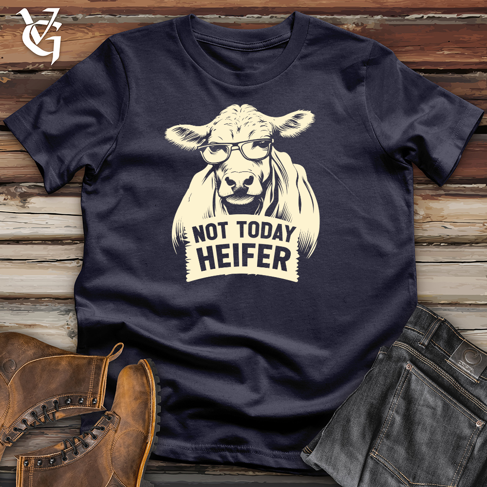 Viking Goods Vintage Cool Cow Cotton Tee Navy / L