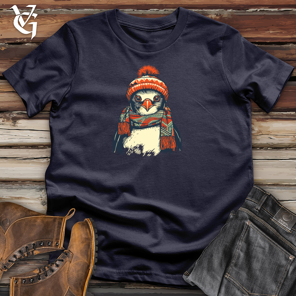 Viking Goods Vintage Frosty Penguin Cotton Tee Navy / L