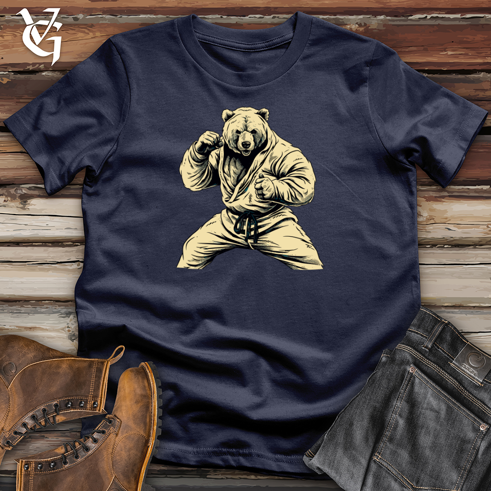 Viking Goods Vintage Karate Bear Softstyle Tee Navy / L