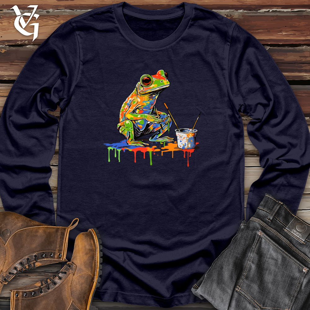 Viking Goods Vintage Masterpiece Frog Long Sleeve Navy / L