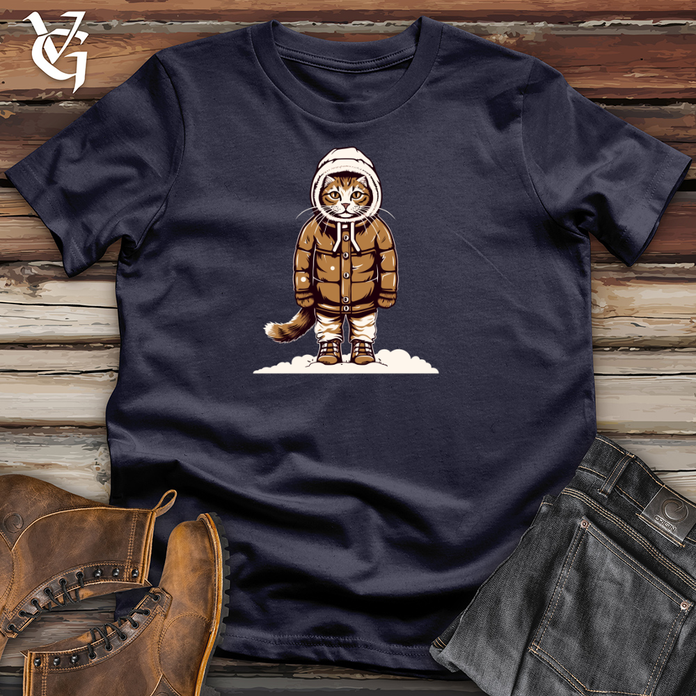 Viking Goods Vintage Paws on Snow Cotton Tee Navy / L