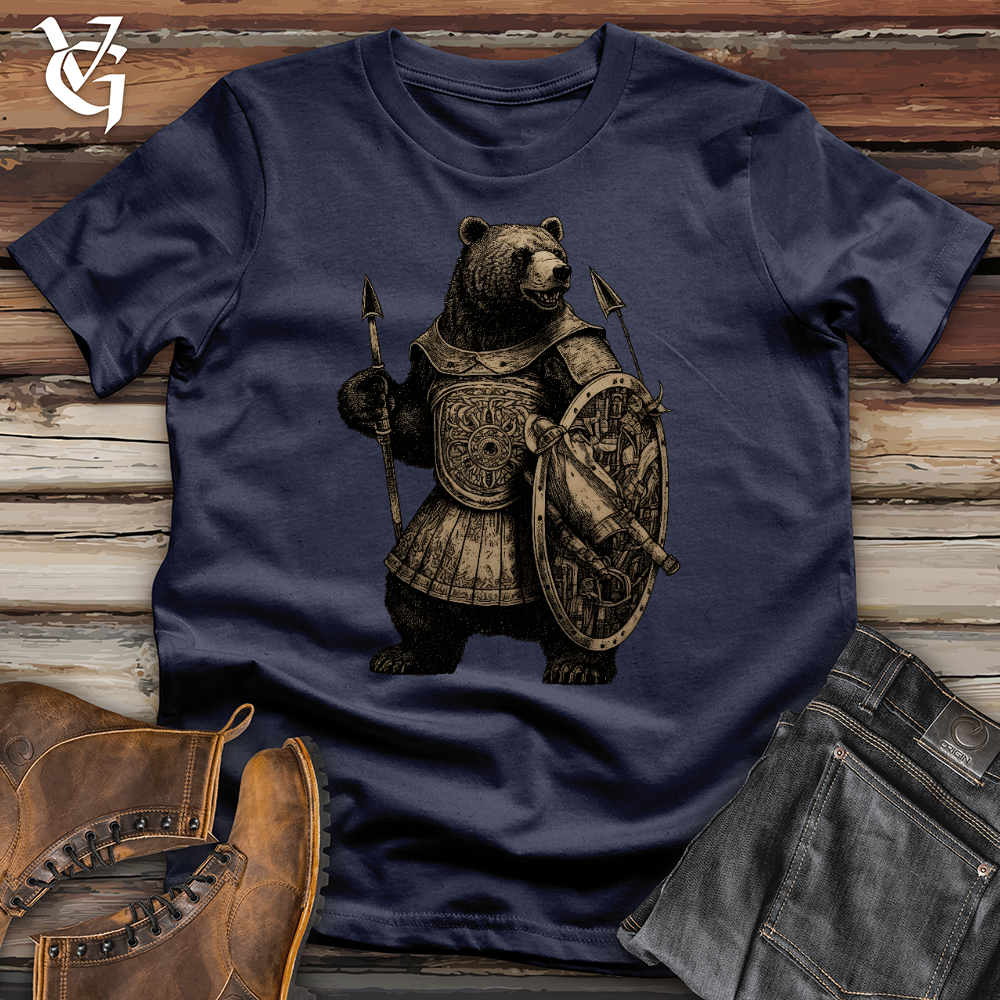Viking Goods Warrior Bear Softstyle Tee Navy / L