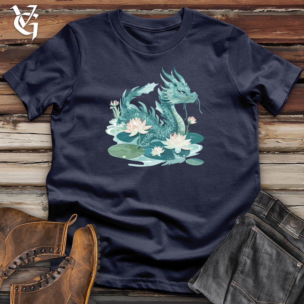 Viking Goods Water Dragon Serenity Softstyle Tee Navy / L