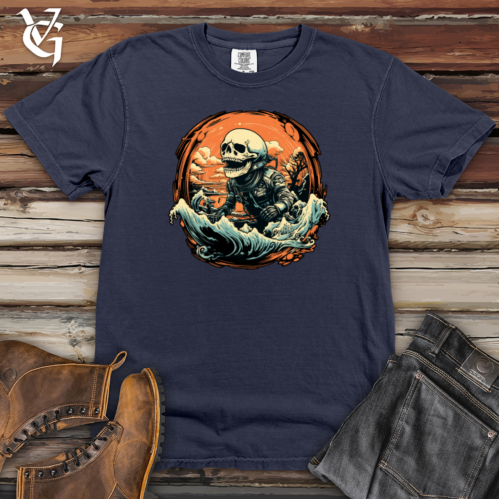 Viking Goods Whale Scaping Expedition Heavy Cotton Comfort Colors Tee Navy / L