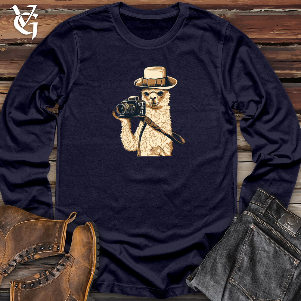 Viking Goods Whimsical Animalography Long Sleeve Navy / L