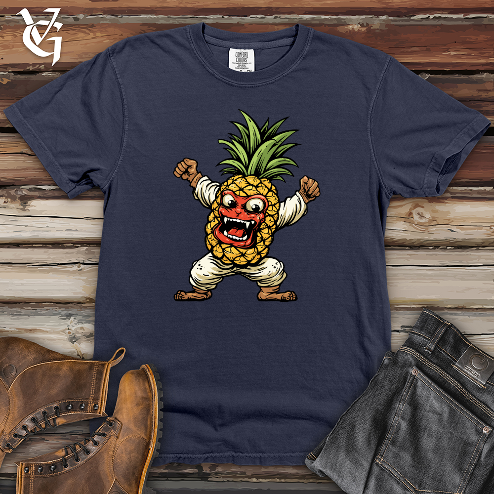 Viking Goods Whimsical Pineapple Warrior Heavy Cotton Comfort Colors Tee Navy / L