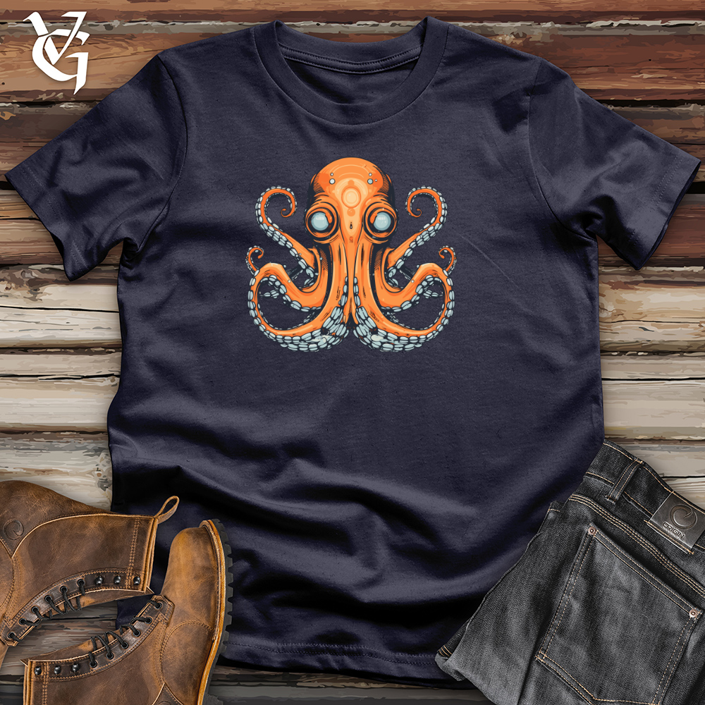 Viking Goods Whimsical Tentacle Playmate Cotton Tee Navy / L