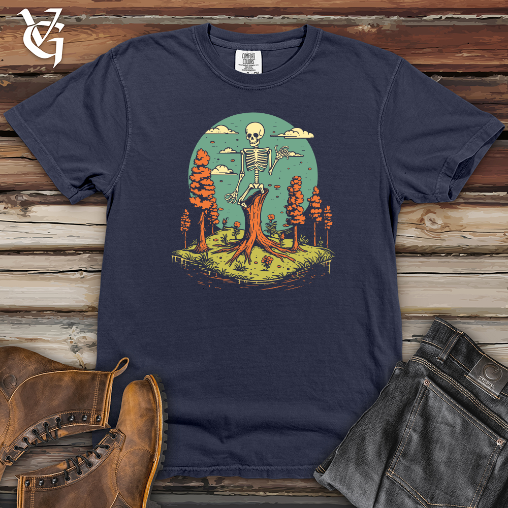 Viking Goods Whimsical Tree Planter Heavy Cotton Comfort Colors Tee Navy / L
