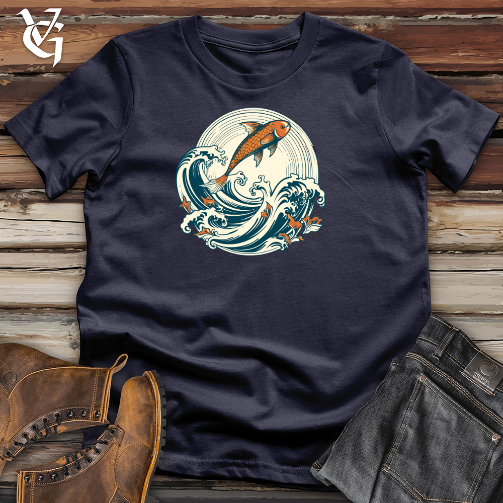 Viking Goods Whimsurfing Wave Rider Cotton Tee Navy / L