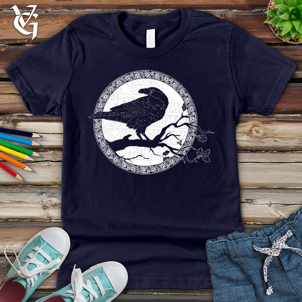 Viking Goods White Raven Winter Youth Tee Navy / L