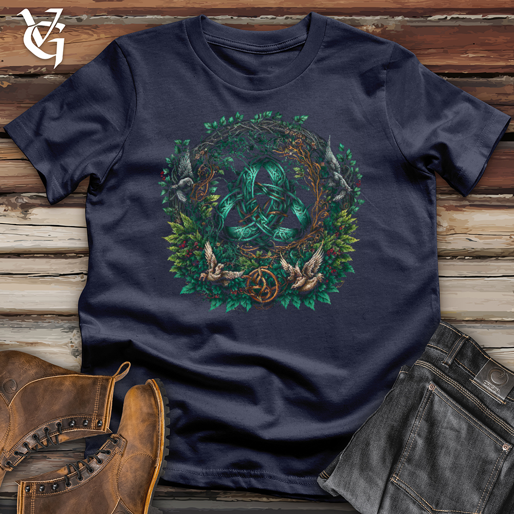 Viking Goods Wreath Softstyle Tee Navy / L