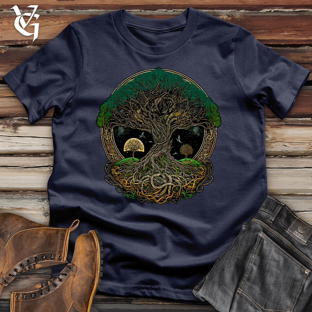 Viking Goods Yggdrasil Forest Softstyle Tee Navy / L