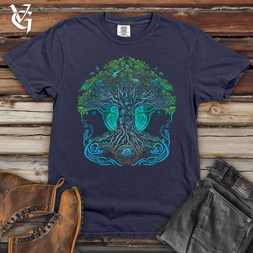 Viking Goods Yggdrasil Spirit Heavy Cotton Comfort Colors Tee Navy / L