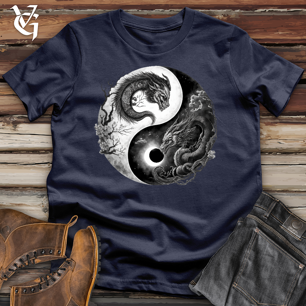 Yin Yang Dragons Softstyle Tee: Embrace Your Inner Balance