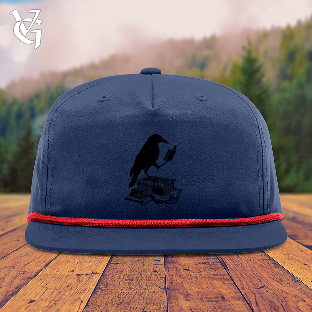 Viking Goods A Little Light Reading Snapback Cap Navy/ Red