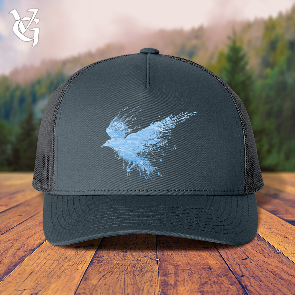 Viking Goods Smokey Winter Raven Trucker Cap Navy