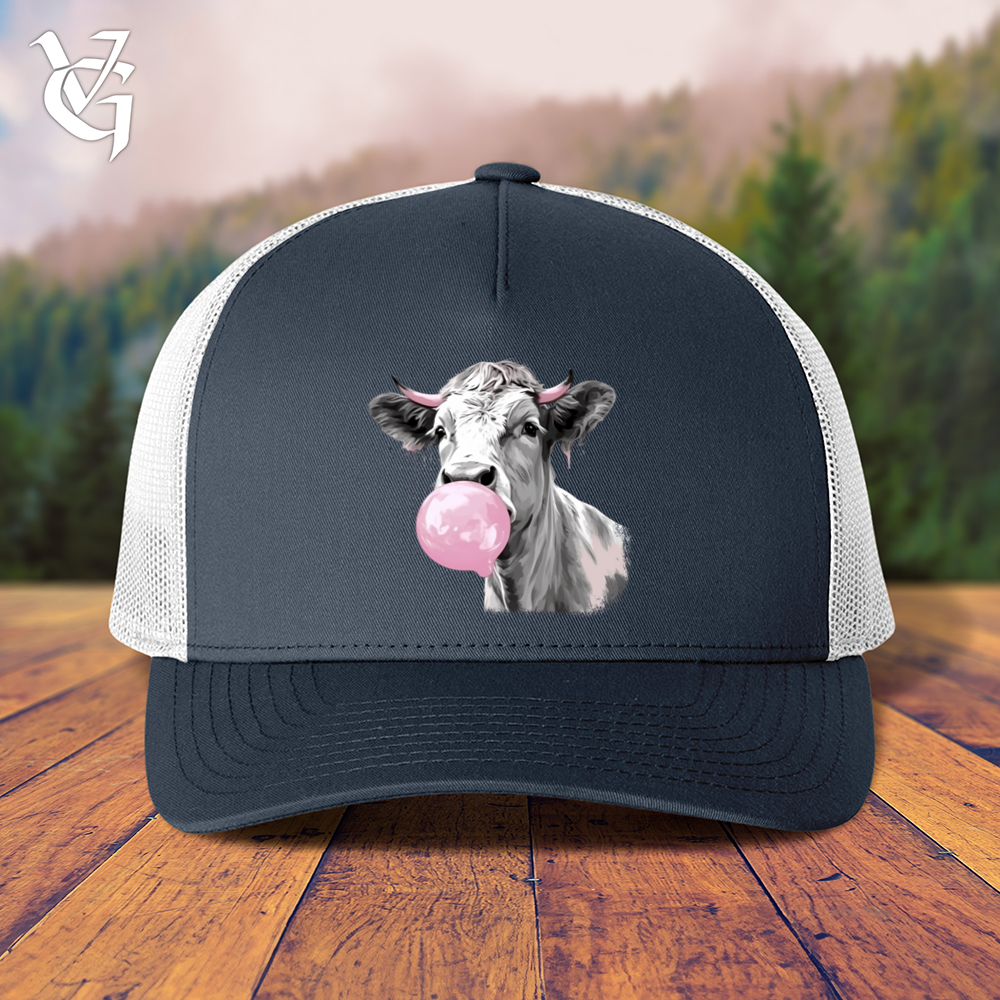 Viking Goods Cow Gum Trucker Cap Navy/ White