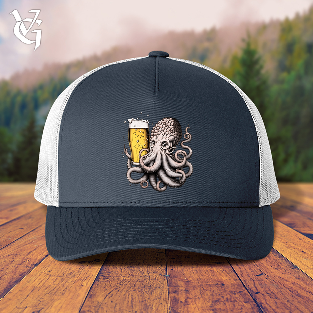 Viking Goods Hoptopus Trucker Cap Navy/ White