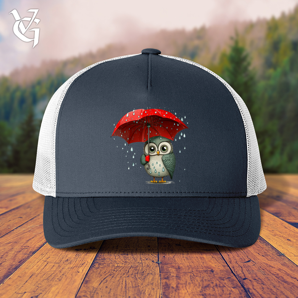 Viking Goods Owl In The Rain Trucker Cap Navy/ White